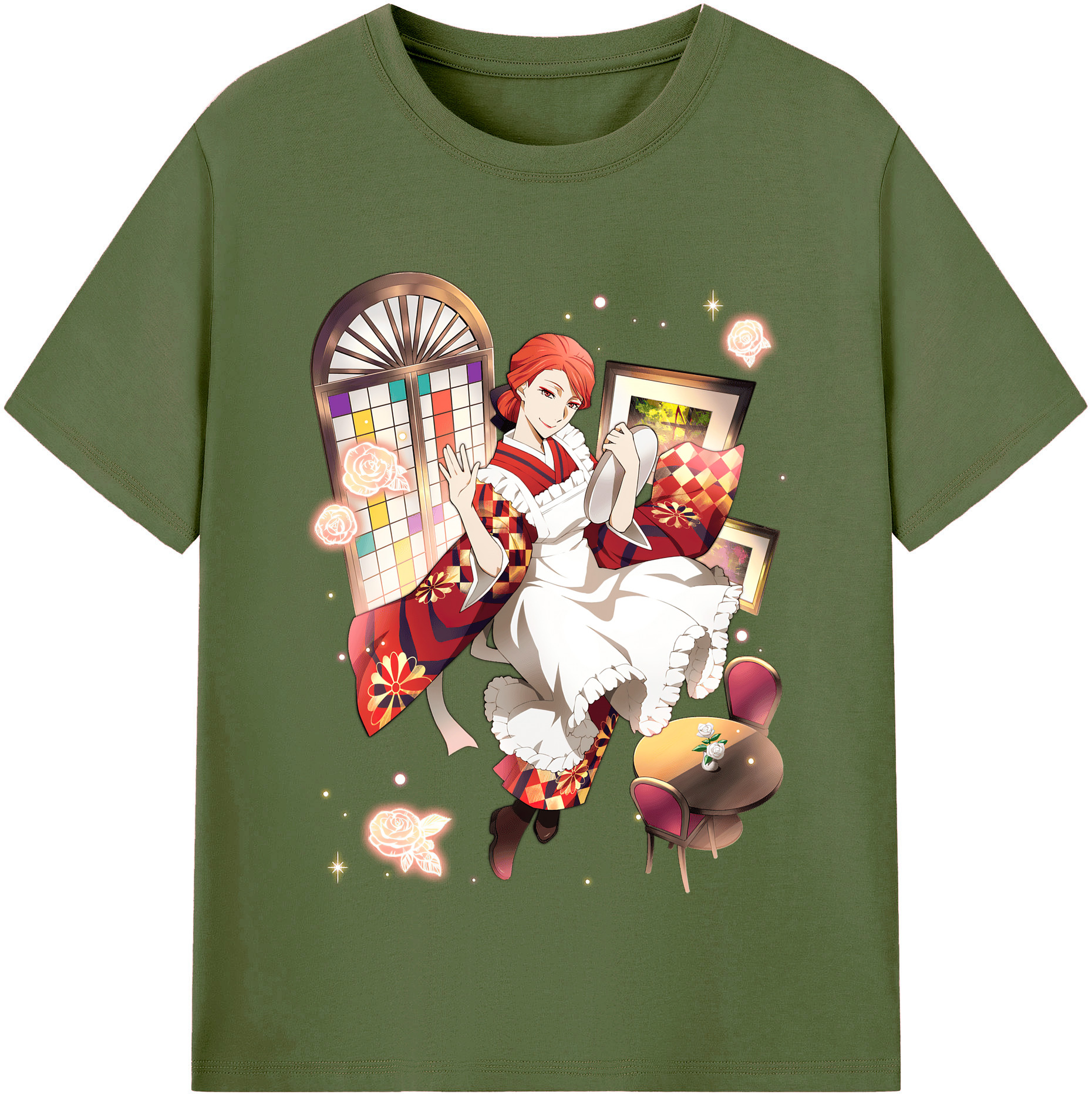 （画像用） 文豪ストレイドッグス Bungo Stray Dogs 綿100％半袖Tシャツ（フロントプリント）